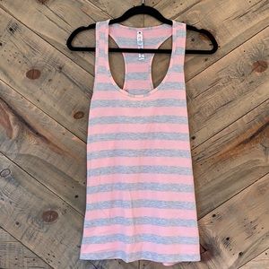 Active Life Pink/Grey Workout Tank L